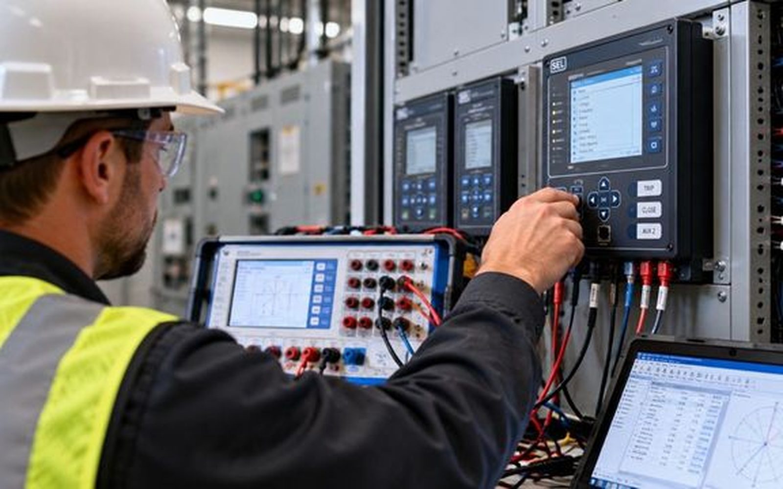 Protective relays and electrical protection panel